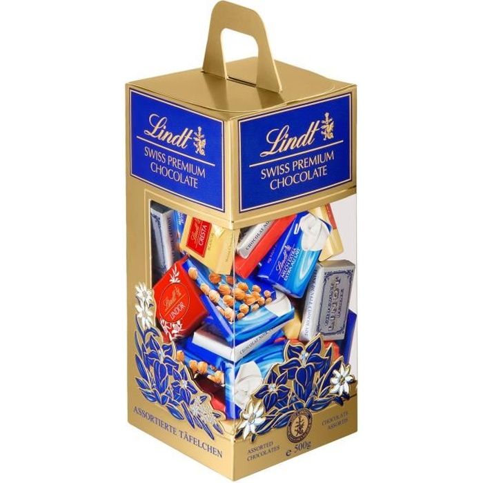 Confiserie de Chocolat Lindt Napolitains Assortis - Tubo 500G