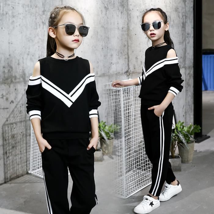 Ensemble de survêtement Fille Sportswear Jogging Fashion Enfants