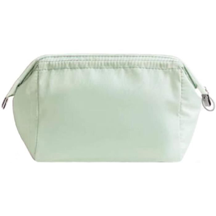 Petite Trousse de Toilette Compacte Pliable, Trousse Maquillage, Pochette cosmétique Style Japonais (Vert))