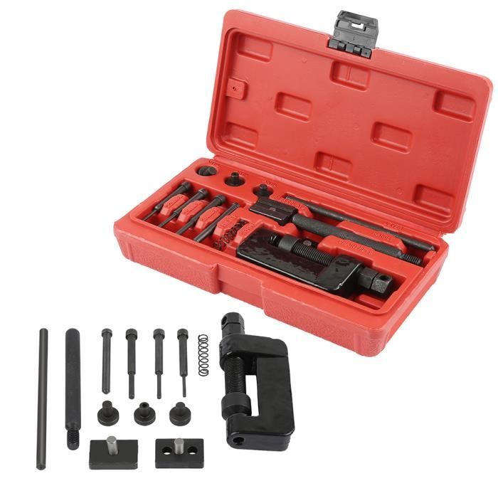 Kit rivé dérive chaîne moto acier Moto Rivetage extracteur separateur robuste