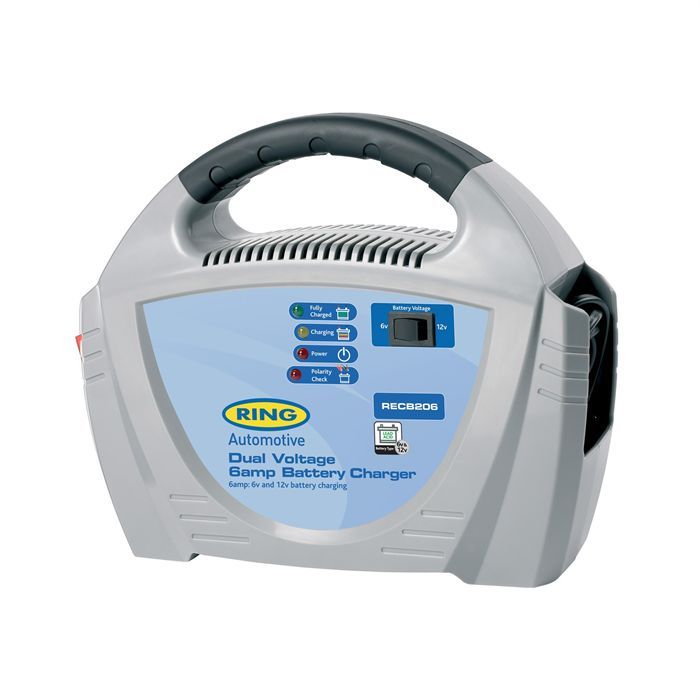 Chargeur de batterie 6/12 Volts - 6 Amp - 70 AH