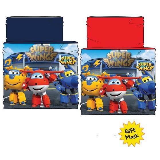 Tour de cou cache-cou Super Wings - Couleur:Rouge