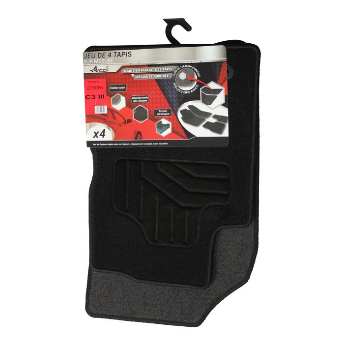 CHOLLET 4 TAPIS CITROËN C3 III A PARTIR DE 11/2016 - 19720