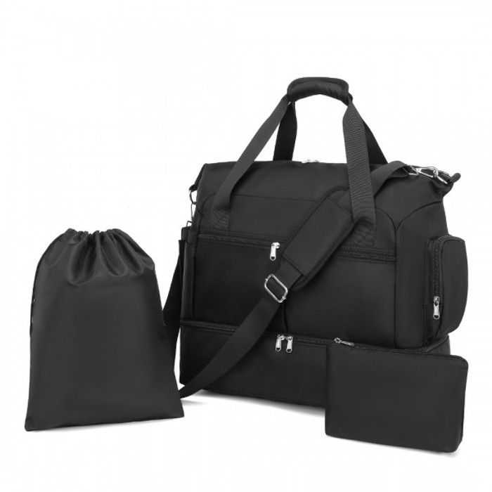 Sac de Toilette Voyage Avion | Nylon Étanche Multi-Compartiments