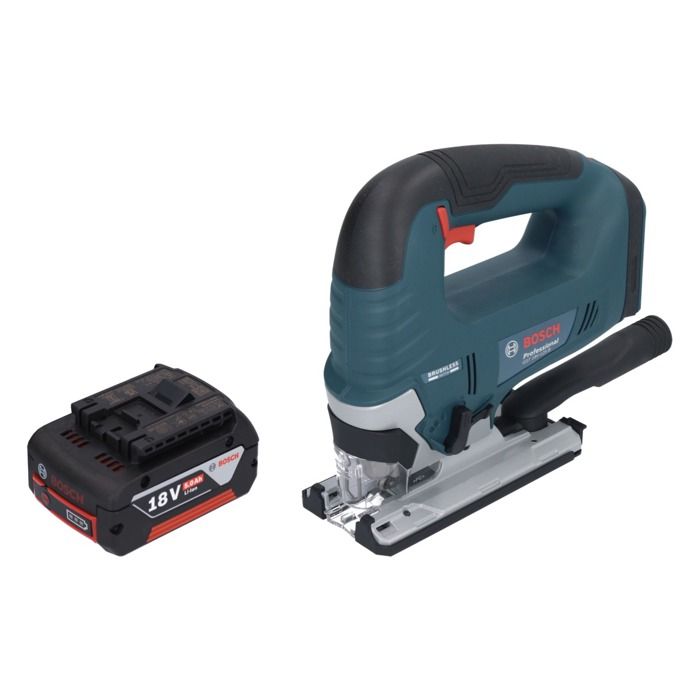 Bosch GST 18V 125 B Professional Scie sauteuse sans fil 18 V 125 mm Brushless + 1x batterie 50 Ah sans chargeur