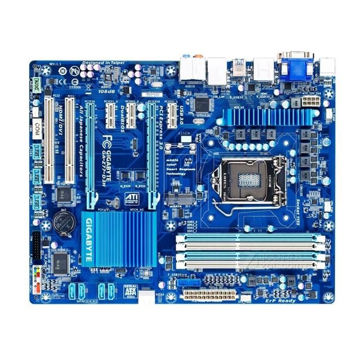 Carte mère GIGABYTE GA-Z77-D3H Intel Z77 Socket LGA1155 4xDDR3 SDRAM 32GB ATX - Reconditionné Gigabyte sur Cdiscount Seconde Vie