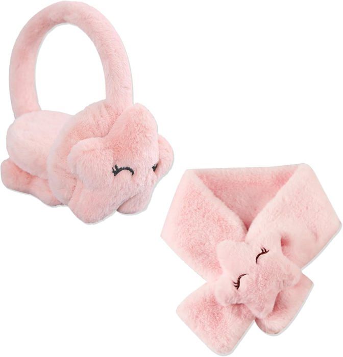 DKDDSSS 1 cache-oreilles d'hiver pour enfants - Cache-oreilles chaud pour filles et enfants - Cache-oreilles en fausse fourrure pour garder les oreilles au chaud par temps froid - Rose, rose, M