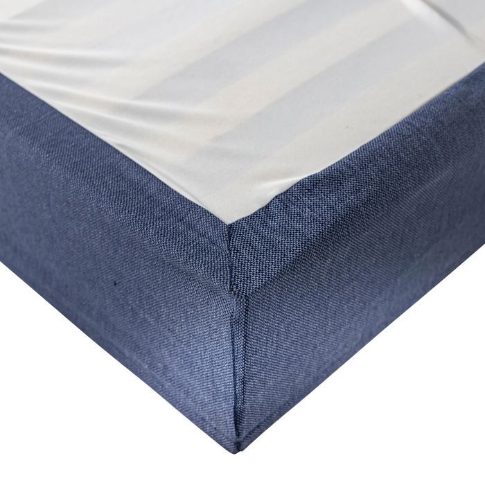 Cache-sommier Marine LEAVE - Someo 160x200 Cache-sommier Marine LEAVE - Someo 160x200