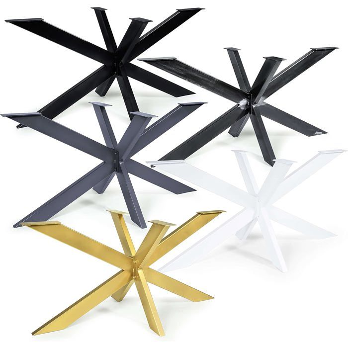 Pied De Table Araign e Spider 150x83x72 Cm D or Cdiscount Maison pied-de-table-araign-e-spider-150x83x72-cm-d-or-cdiscount-maison