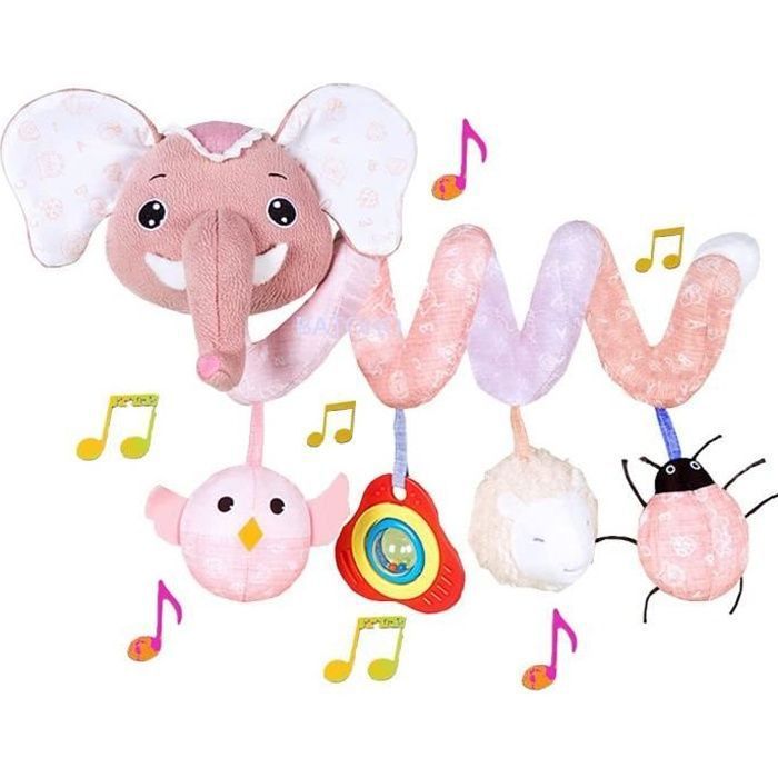 Youding Hochet Suspendu Pour Lit De Bébé, Poupées En Peluche Musicales