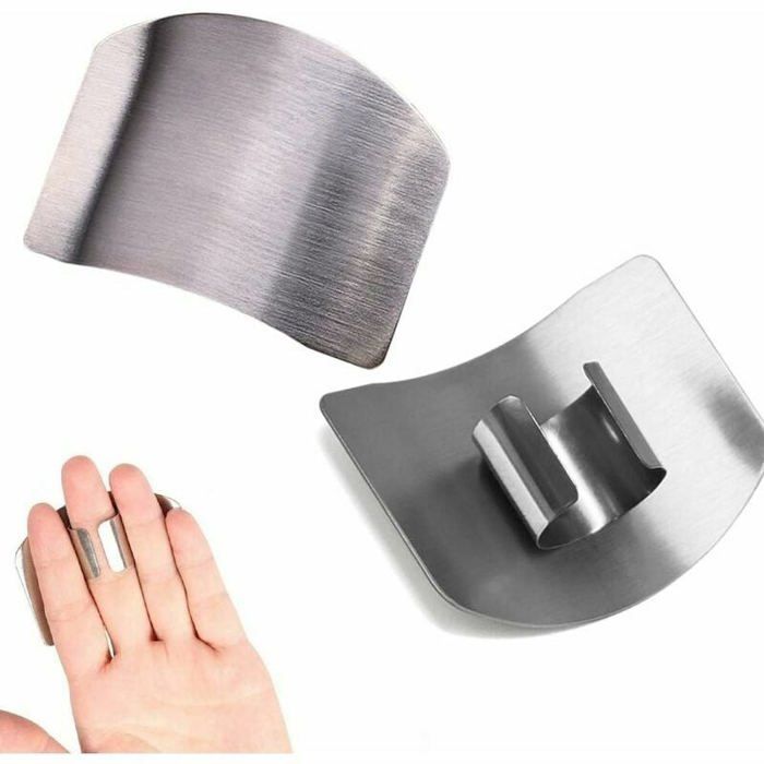 Protège-doigts En Acier Inoxydable Pour Cuisine - Sécurité Mandoline - Neuf