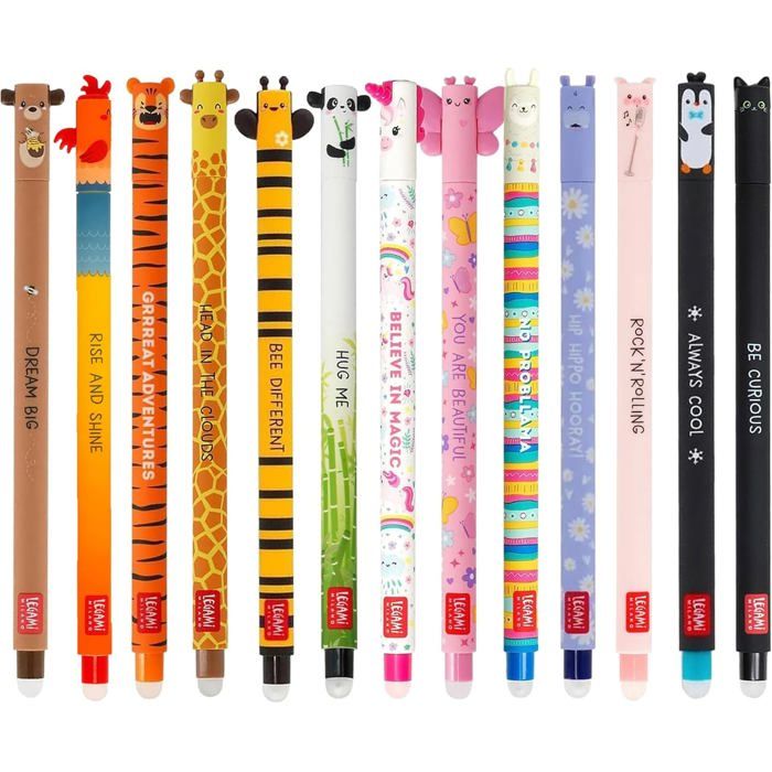 Legami EPSET0011 - Set de 4 Stylos à encre gel effaçable - Erasable Pen - La Poste Pro Legami EPSET0011 - Set de 4 Stylos à encre gel effaçable - Erasable Pen - La Poste Pro