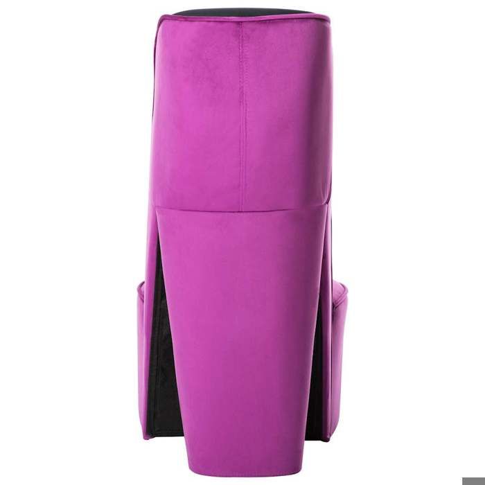TOP 2026 Chaise Relax - 1 place Fauteuil - en forme de chaussure à talon haut - Violet Velours - 43x82.5x85.5 cm FF4709