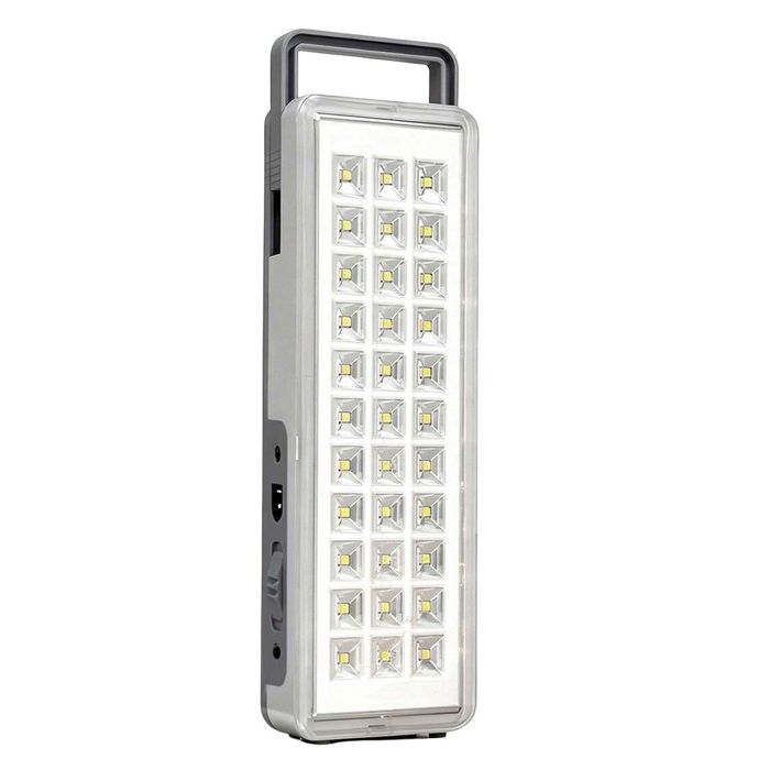 Lampe durgence - AVIZAR - Lampe 30 LED 1800mAh - 1.8W - Rechargeable - Autonomie 5h Lampe durgence - AVIZAR - Lampe 30 LED 1800mAh - 1.8W - Rechargeable - Autonomie 5h