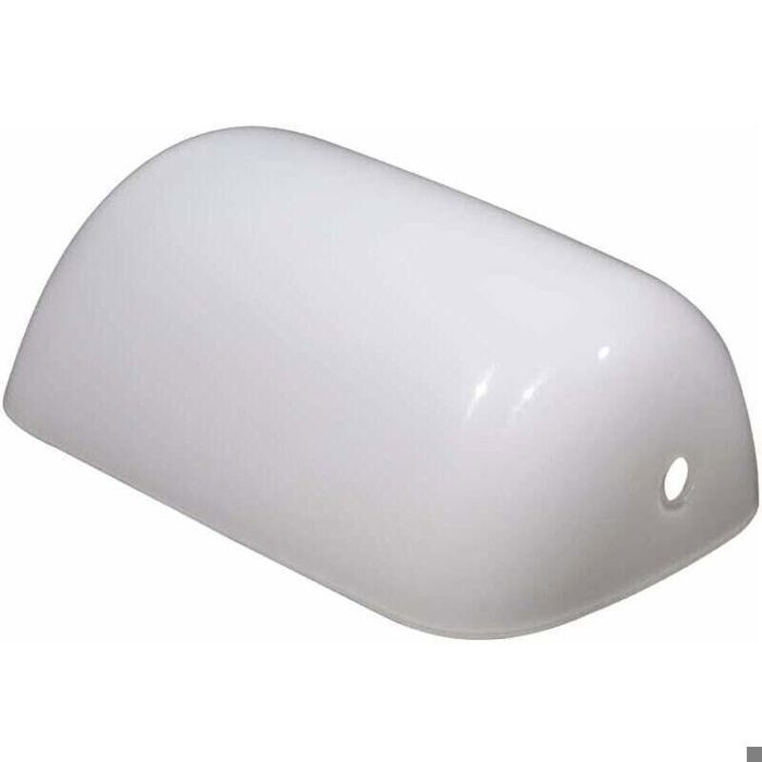 Abat-jour blanc pour lampe de bureau 22 5 cm abat-jour en verre de rechange convient aux lampes de bureau et aux lampes détude.