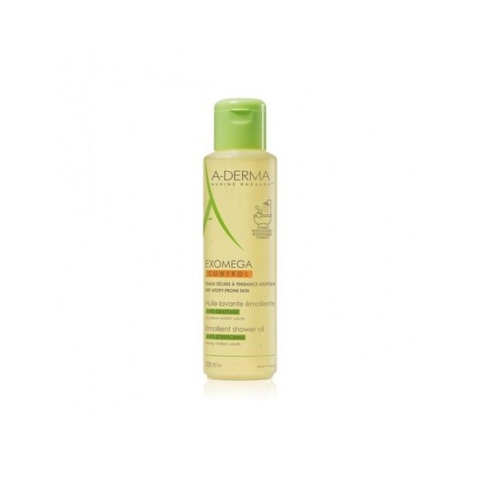 Huile Lavante Émolliente - Aderma - Exomega Control - 500ml - Anti-Grattage - Sans Parabène