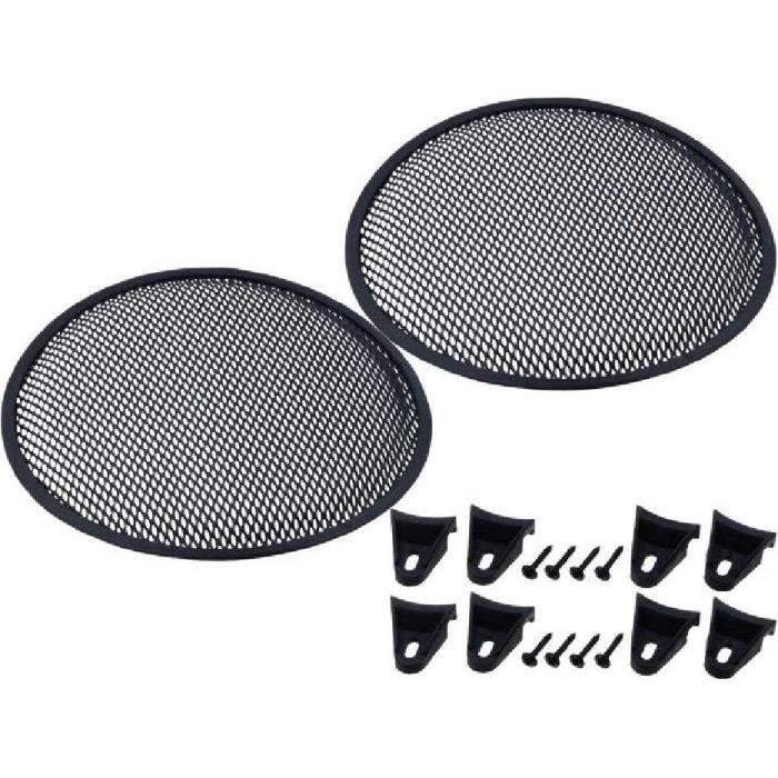 Jteyult Grille De Haut-parleur De Plafond, 10,2 Cm (argenté