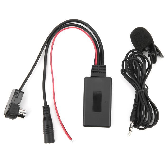 Adaptador Bluetooth 5.0 AUX Para Coche - Compatible Con Fiat 500 Y Grande Punto, Con Micrófono Para Llamadas