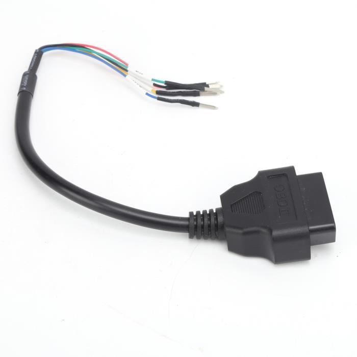 Akozon Câble D'extension OBD2 - Adaptateur De Diagnostic 16 Broches