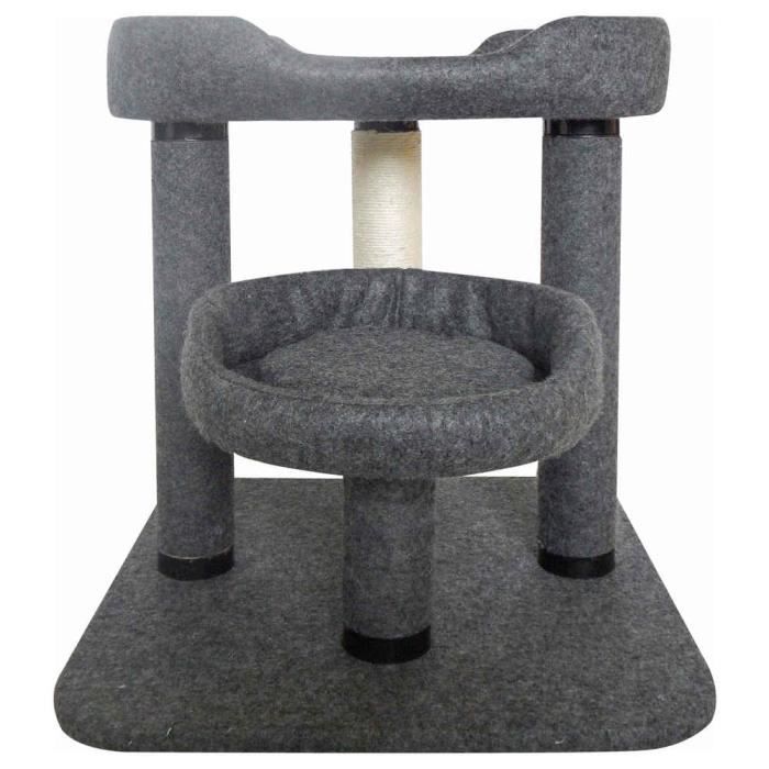 Animalis Arbre A Chat Corbeille Noir Cdiscount Animalerie Animalis Arbre A Chat Corbeille Noir Cdiscount Animalerie