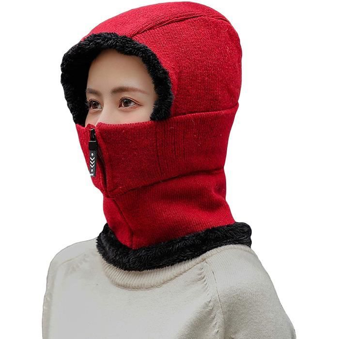 OHP Bonnet doublé en polaire thermique pour homme chaud et tricoté, bonnet  de ski d'hiver U - Cdiscount Prêt-à-Porter