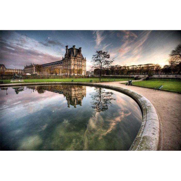 Notte Al Louvre, Puzzle Da 12000 Pezzi, Puzzle Con Collezione D'Arte, Puzzle Urbano Da 12000 Pezzi