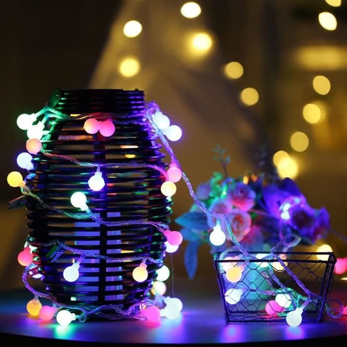 la fête Guirlande Lumineuse avec Pince à Photo 40 LED,string lights couleurs d’éclairage pour la décoration Noël mariage décoration Suspendre Photo 