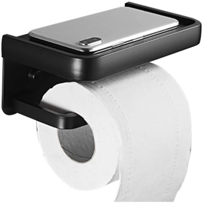 Accroche Papier Toilette Avec Tablette Derouleur Papier Wc Sans