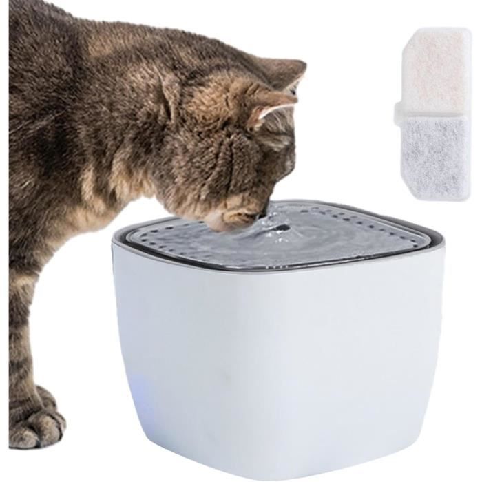 Fontaine Chat Fontaine à Eau Ultra silencieuse pour Animaux de Compagnie Distributeur d