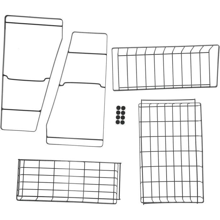 Étagère à épices Magnétique Pour Cuisinière, Four, Micro-ondes, Gadgets De Cuisine - Réglable De 38,1 à 76,2 Cm - En Acier Inoxydable
