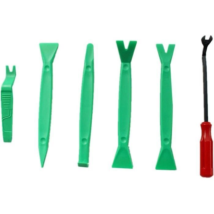 Kit Outils Démontage Garniture Auto Tian 19Pièces - Universel, POM/Nylon, Pour Tableau De Bord, Portes
