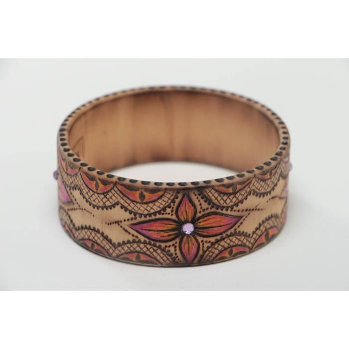 bracelet en bois femme