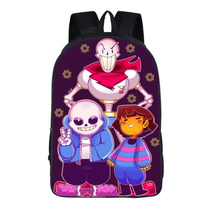 Anime 16 pouces Undertale Sans Papyrus Frisk Sacs d cole