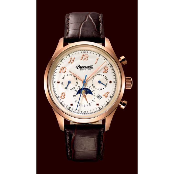 Montre Homme Ingersoll Gemms – Modèle Sertie De Pierres – Occasion – État à Vérifier