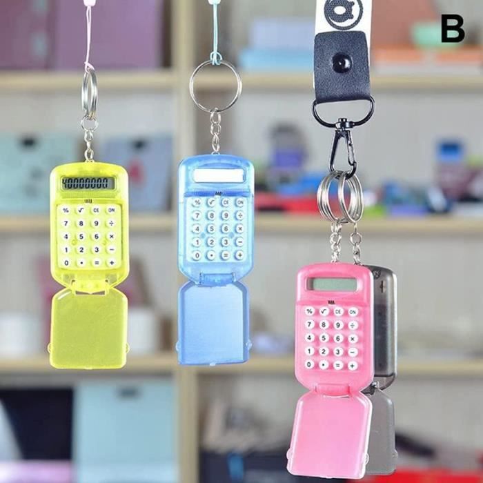 Calculatrice Portable 8 Chiffres - Mini Et Violette Pour Études/Bureau