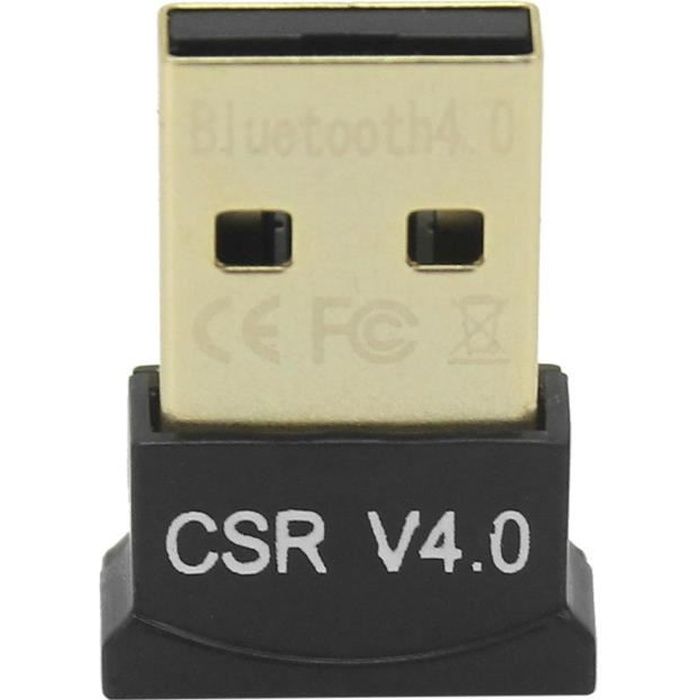 Clé USB Adaptateur Bluetooth V4.0-2.1 + EDR Key Sans Fil Dongle Pour PC Portable