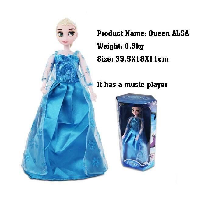 Elsa chanteuse des neiges, poupees