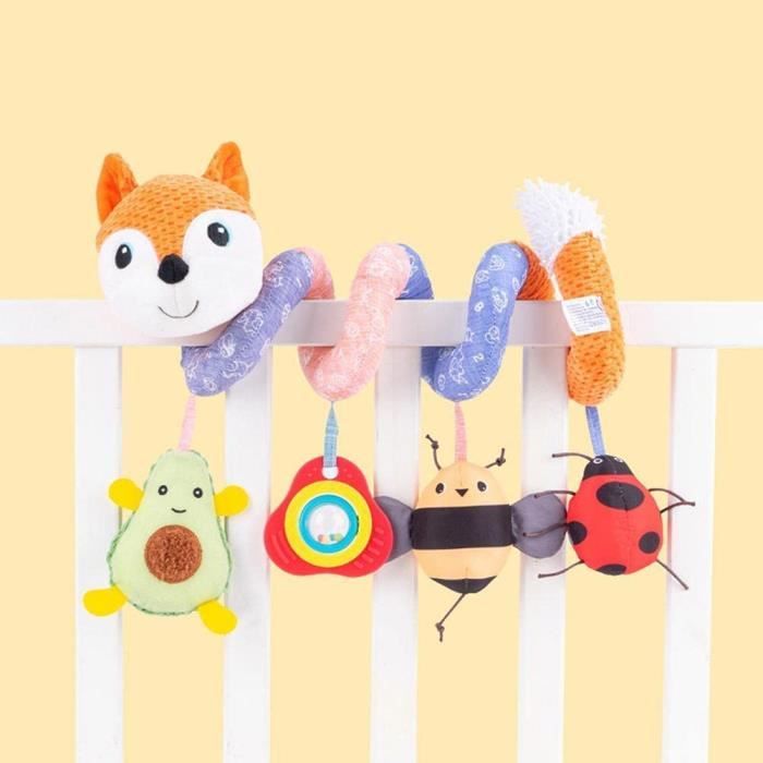 Poussette Jouets Jouets Pour Siege Auto Bebe Renard En Peluche Spirale Hochets Suspendus Avec Boite A Musique Jouets Nouvea Cdiscount Puericulture Eveil Bebe