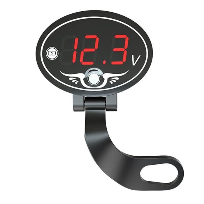 Details about   VoltmèTre 12V-24V DC Moniteur de Voiture Moto LED VoltmèTre éTanche Rouge A2L6 