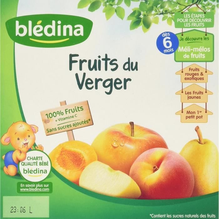 Bledina 100 Fruits Du Verger En Coupelles Des 6 Mois 4x100g Lot De 6 Achat Vente Compote Dessert Fruite Bledina 100 Fruits Du Verger En Coupelles Des 6 Mois 4x100g Lot De 6 Cdiscount Bledina 100 Fruits Du Verger En Coupelles Des 6 Mois 4x100g Lot De 6 Achat Vente Compote Dessert Fruite Bledina 100 Fruits Du Verger En Coupelles Des 6 Mois 4x100g Lot De 6 Cdiscount