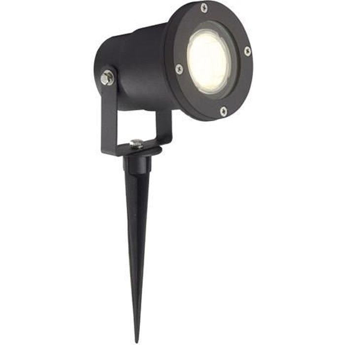 Lampe exterieure à piquer JANKO Noir ampoule GU10 max 3 W - Brilliant