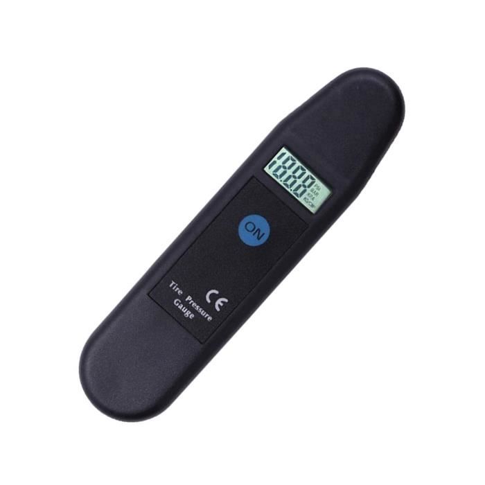 Manomètre Pression Pneus Digital - Haute Précision Pour Voiture, Moto, Vélo - Affichage LCD Portable