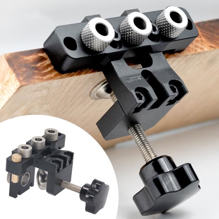 Kit Gabarit Fabrication Chevilles Réglable - Lame Carbure - Pour Perceuse - Travail Du Bois