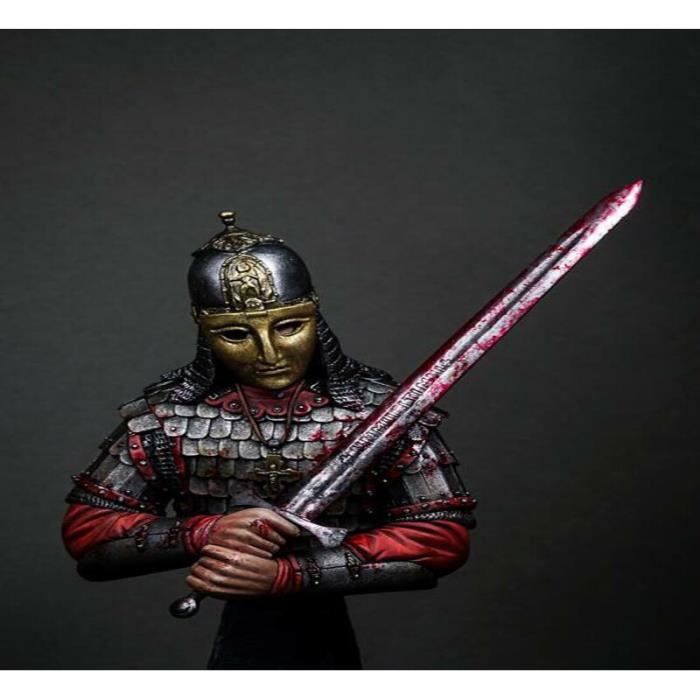Kit Figurine En Résine 54mm - Guerrier Ancien Non Assemblé Et Non Peint Pour Modélisme