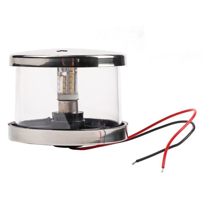 Feux De Navigation LED 12V - Rouge Et Vert, étanches IP67 - Pour Bateau, Yacht, Hors-bord - Boîtier Blanc ABS