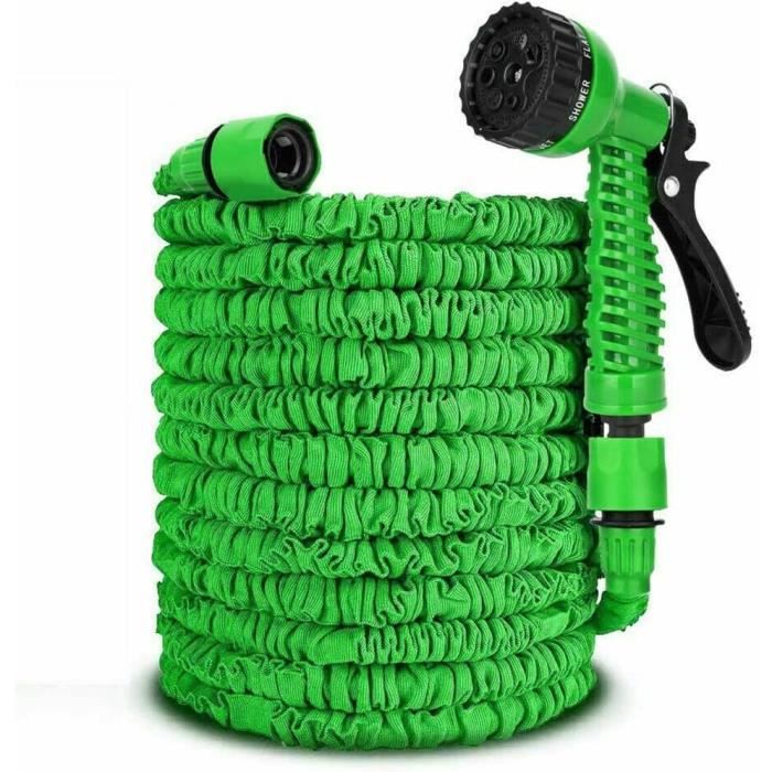 Tuyau D'Arrosage Extensible 45m Avec Pistolet 10 Modes - Arrosage Jardin Et Lavage Voiture