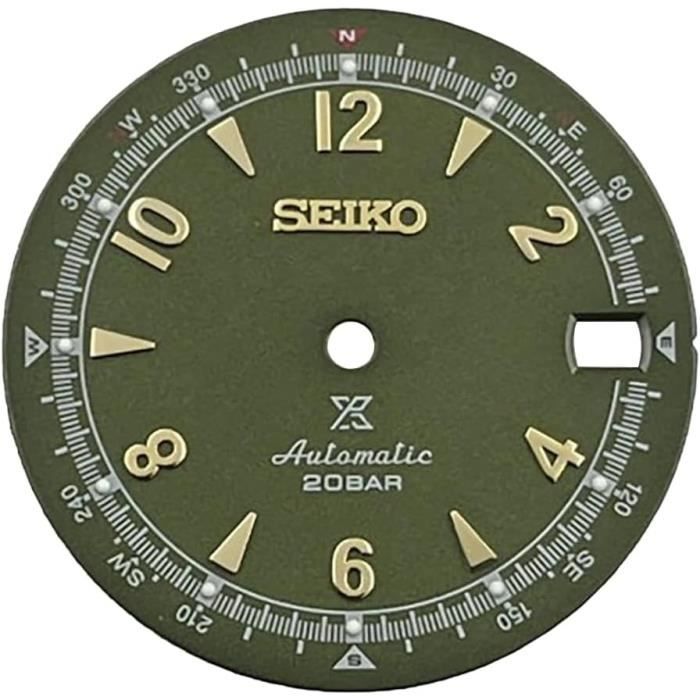 Cadran De Montre Creux Vert Lumineux 31.8mm Pour Mouvement NH70 - Neuf Avec étiquette