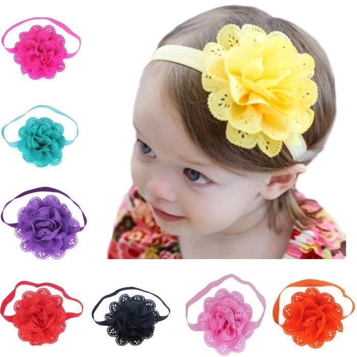 Eozy 12pcs Bandeau Cheveux Bebe Fille Enfant Serre Tete Mixte Elastique Cdiscount Au Quotidien