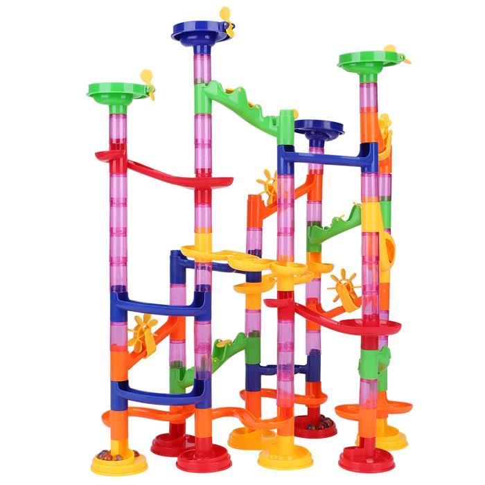 Circuit De Billes JINGLING 133 Pièces – Labyrithe STEM, Construction Créative Dès 4 Ans