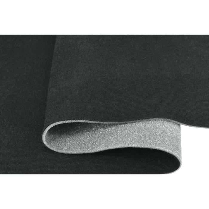 Tissu Revêtement velours ciel de toit automobile Noir T129 03 : :  Autres